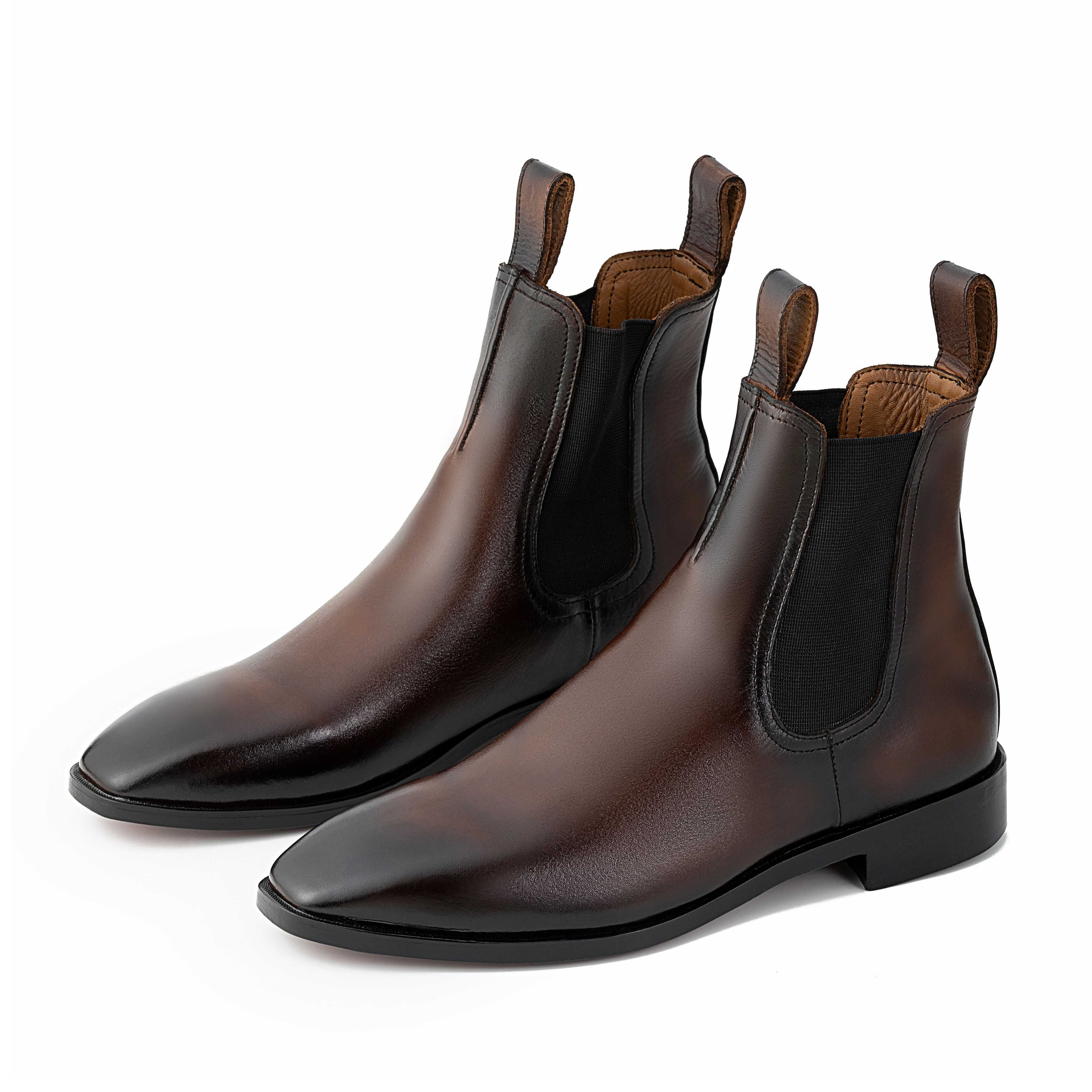 Italian-Style Brown Chelsea Boots – Handcrafted Pure Leather - Image 5