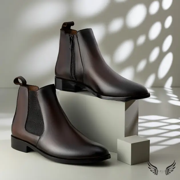 brown chelsea boots