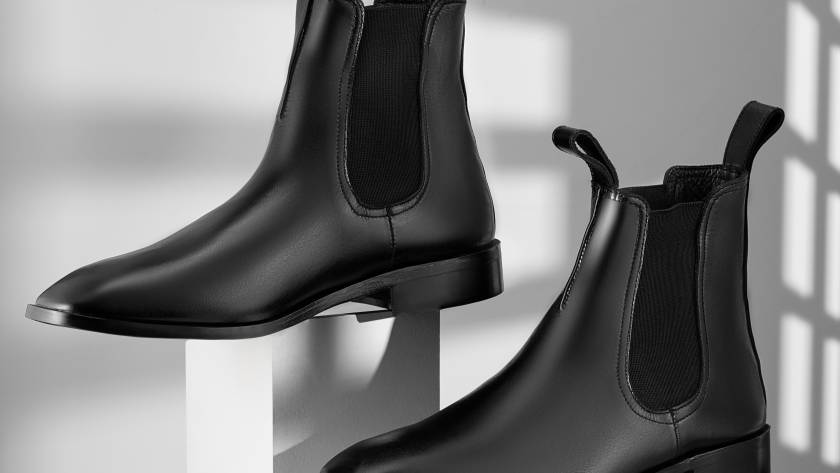 Italian-Style Black Chelsea Boots