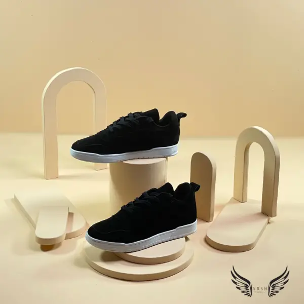 Black Leather Sneakers – Sleek & Comfortable for Everyday Wear - Image 5