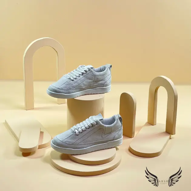 White Leather Sneakers-arshluxe