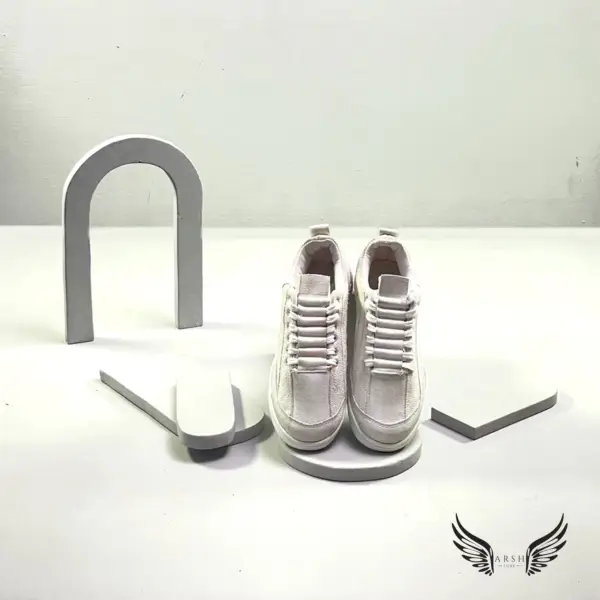 White Leather Sneakers – Minimalist Style with All-Day Comfort - Image 6
