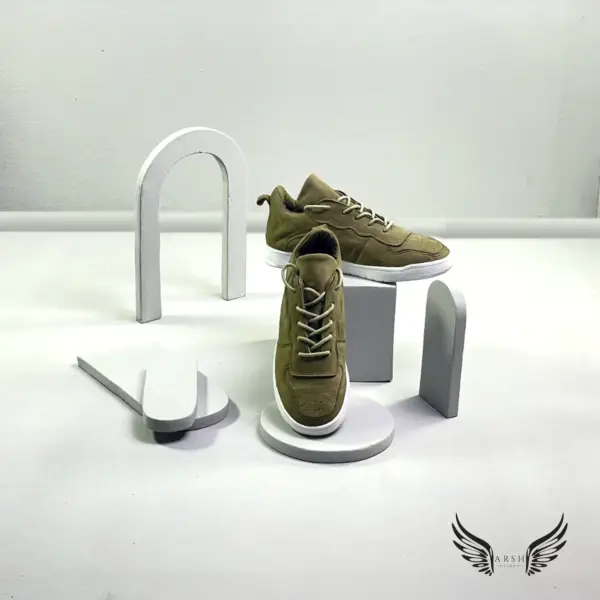 Green Leather Sneakers – Bold, Unique, and Soft on Your Feet - Image 6