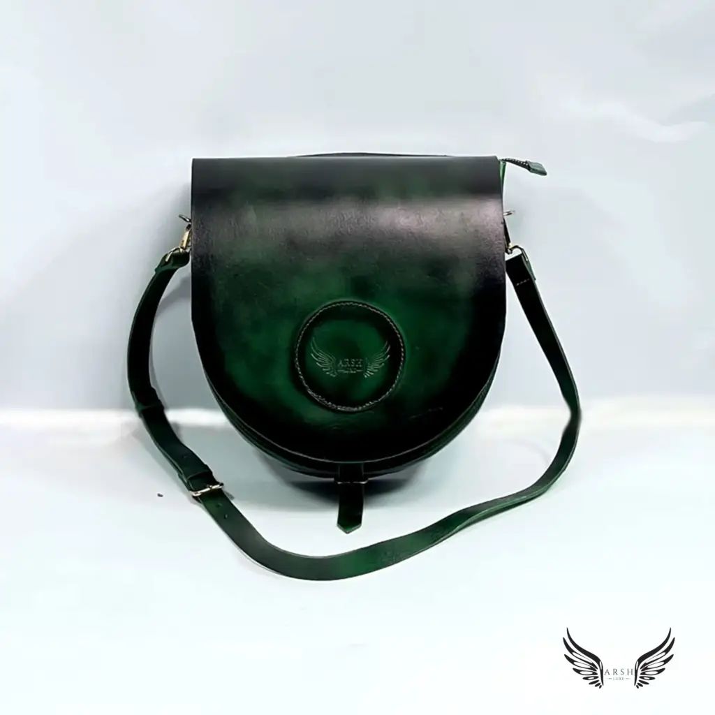 ladies black leather handbag