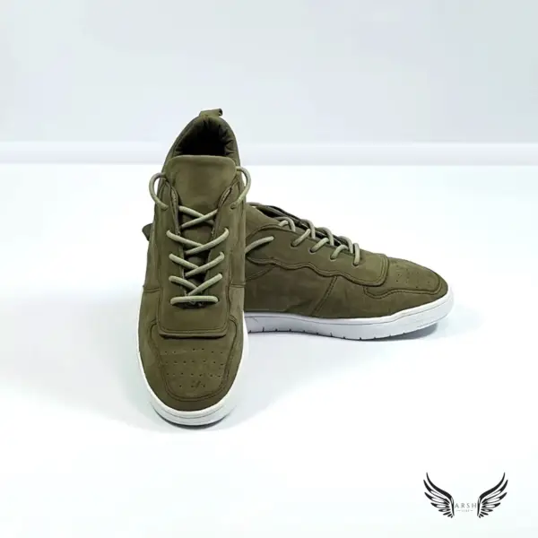 Green Leather Sneakers – Bold, Unique, and Soft on Your Feet - Image 7