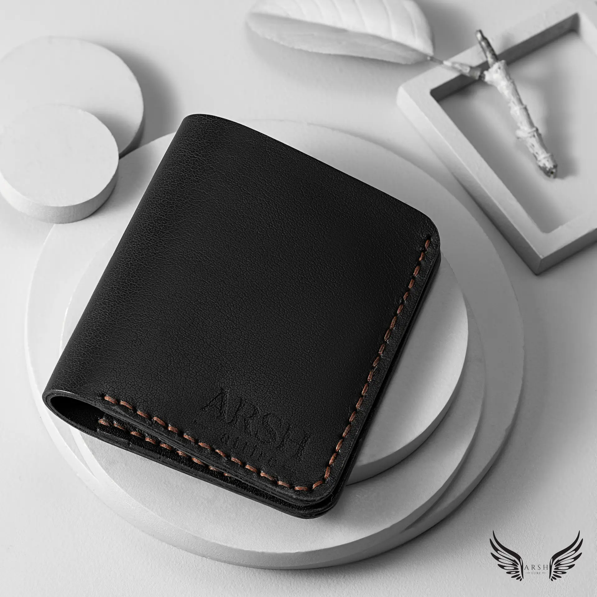 Elegant Black Leather Wallet